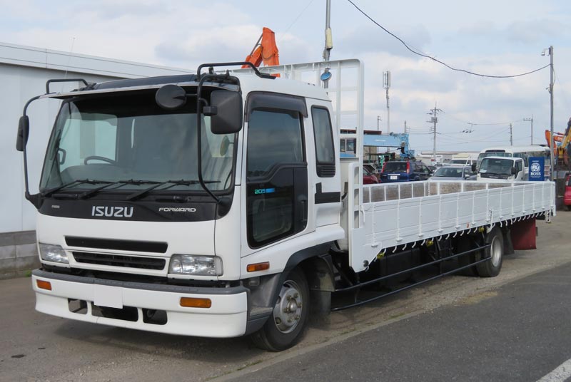 2000 Isuzu Forward Manual 7.2L White for Sale | USEDJAPANESTRUCKS.com